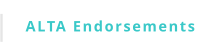 ALTA Endorsements